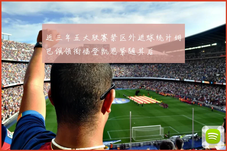 近三年五大联赛禁区外进球统计姆巴佩领衔福登凯恩紧随其后